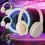 Jacenvly gaming headset wireless Bluetooth 5.3 black 1