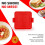 Microwave Sandwich Maker Red Compact 1-unit 2