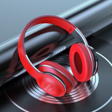 Jacenvly Kids Headphones Red Bluetooth 5.0 Wireless with