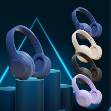 Jacenvly wireless gaming headset with noise reduction, white