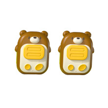 Rechargeable Kids Walkie Talkies Rabbit Bear Shape 2-Pack