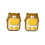 Rechargeable Kids Walkie Talkies Rabbit Bear Shape 2-Pack 1