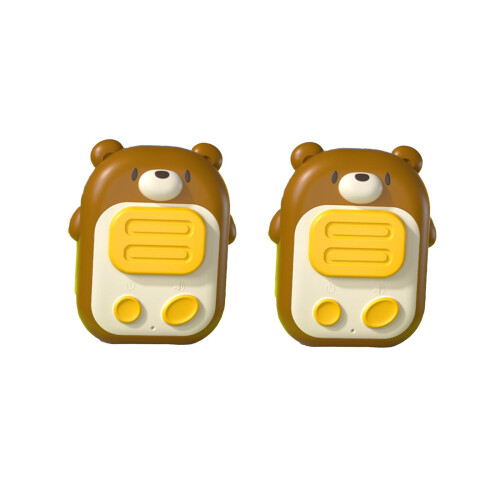 Rechargeable Kids Walkie Talkies Rabbit Bear Shape 2-Pack