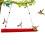 Hummingbird Feeder Red Pipe Design 1 Piece 3