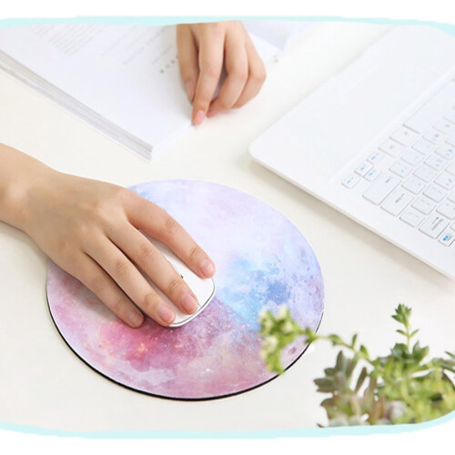 LINLIN round mouse pad soft non-slip 8.5 inch 1