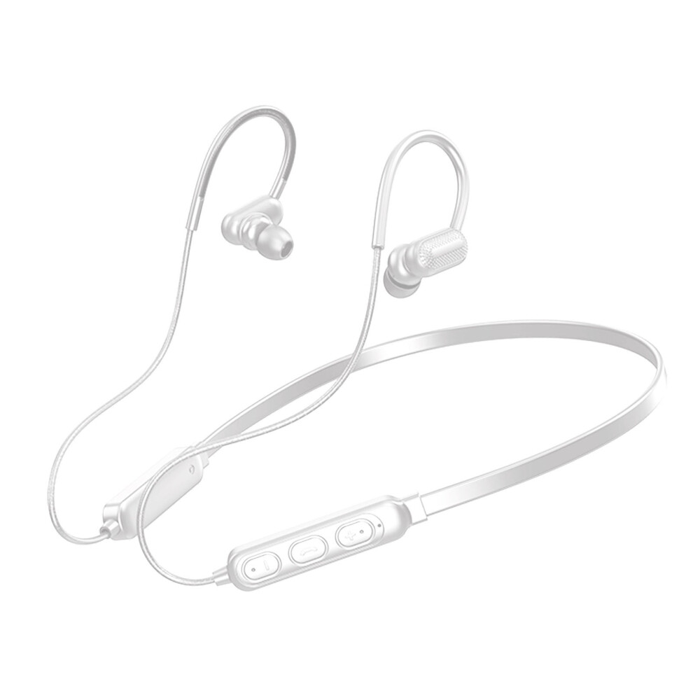 Jacenvly Bluetooth Neckband Headphones 5.2 White 946140186801