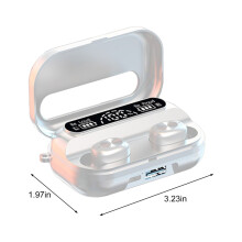 Jacenvly wireless earbuds with microphone Bluetooth in-ear
