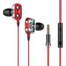 Jacenvly KS1 in-ear monitor earbuds wired stereo bass