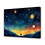 Starry Sky Canvas Poster with Planets 8x12 inch 1