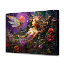 Butterfly Canvas Poster Bedroom Decor 16x24 inch