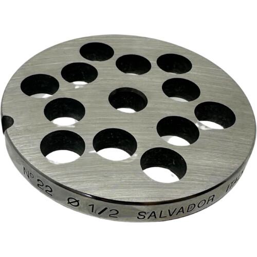 Meat Grinder Plate Reversible 1/2 Inch 1