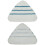 Steam Mop Replacement Pads Triangle Microfiber 2 pcs 4