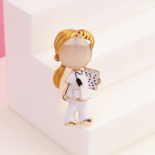 Nurse Brooch Pin for Women and Men, Uniform Decoration, 1