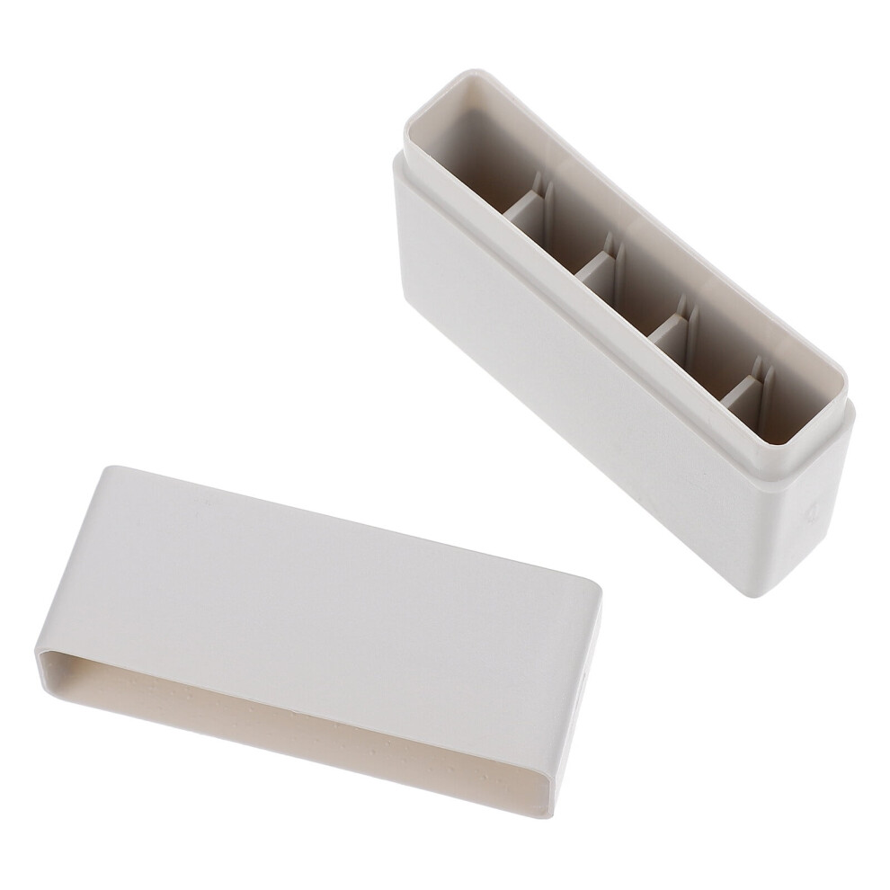 Cryovial Box Freezer Organizer with 5-Place Divider