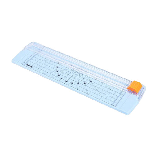 Mini plastic paper cutter A4 manual sliding 1 piece