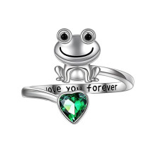 Jacenvly Alloy Open Ring Party Jewelry Gift for Her