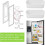 Refrigerator Door Shelf Bin Replacement for FRS6HR5JW0 4
