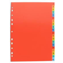 Guangmc A4 file divider notebook 20 pcs