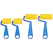 Sponge Brushes Set for Kids Art Painting 4pcs Yellow