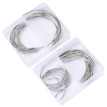 Curved Weaving Needles C Type 40 pcs 2.5/3.5 inch