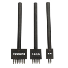 Leather Hole Punch Tool Steel 3 Pcs