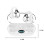 Jacenvly wireless bone conduction earphones white 4
