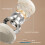 Jacenvly wireless gaming headset with noise reduction, white 7