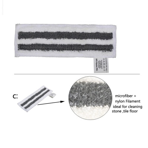 Microfibre Steam Mop Cloth for Karcher EasyFix SC2-SC5 3 pcs 1