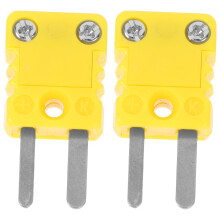K-Type Thermocouple Plug Adapter Plastic 2 Pcs