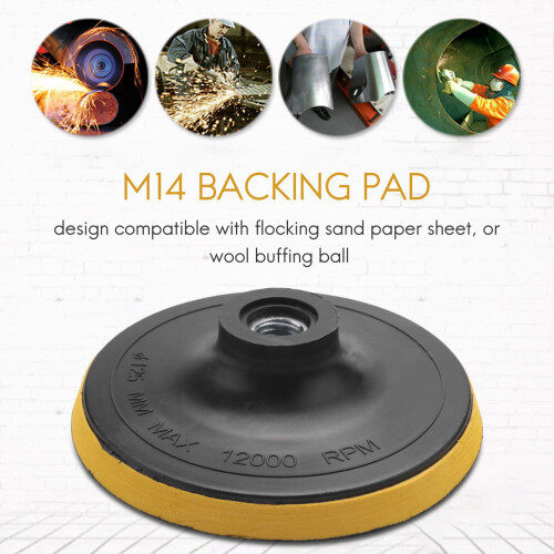Polishing Pad Backing Pad M14 125mm K1 Thread 2