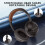 Jacenvly Bluetooth Headphones with Subwoofer IPX4 Waterproof 4