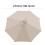 Jacenvly replacement umbrella cloth 78.7 inch 4