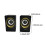 Jacenvly portable laptop speakers USB 2.0 2-pack 4