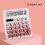Halloween Indoor Decorations Solar Calculator 12-Bit Pink 2