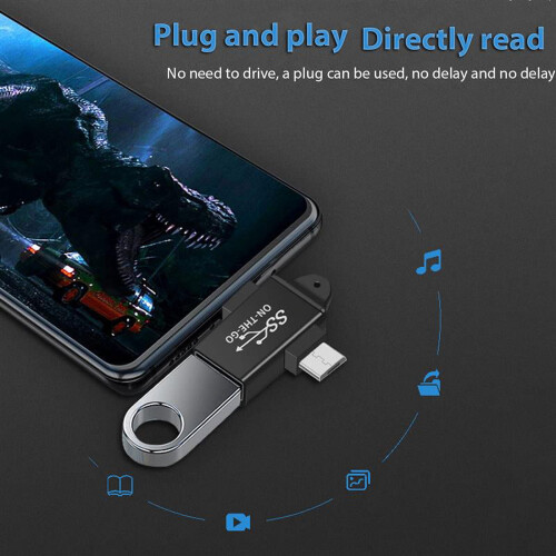 USB-C to USB-A OTG adapter 2-in-1 1