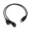 USB 2.0 A公转双USB 2.0 A母Y型分线器 7