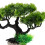 Artificial Bonsai Pine Tree Aquarium Desk Display Green 4