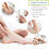 (Bule) Electric Feet Callus Remover, Electronic Tool File, Professional Pedicure Kit 4