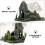 Aquarium mountain view stone ornament 1 piece 2