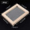 Burlywood papermaking mould frame rectangle 3 pcs 2