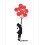 Banksy – Ballonmädchen, moderne Kunstdekoration, rahmenlos 1