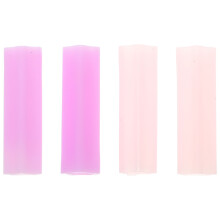 Nipper Cover Protective Sleeve for Nail Scissors 4pcs Pink