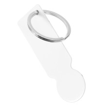 Sublimation Transfer Trolley Token Stainless Steel Blank