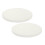 Ceramic coaster set white anti-slip 2 pcs 1