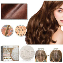 2pcs Organic Rice Shampoo Soap Bar Dry Hair Conditioning Soap Rice Water Protein Nourishing Anti-loss Hair Soap Hair Growth Soap Bar