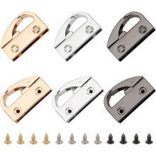 Metal Side Clip Bag Buckles 6 Sets 3 Colors