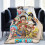 One Piece cartoon flannel throw blanket 150x200cm 2