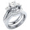 Jacenvly women's detachable zirconia ring set 2 pcs 2