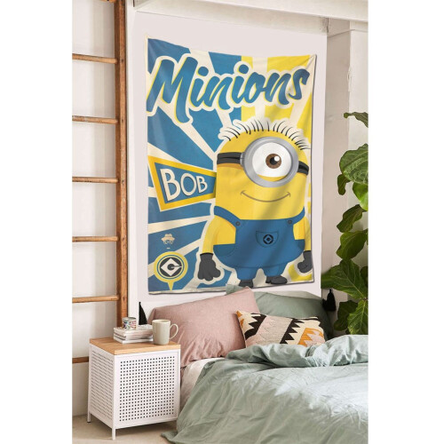 Ταπισερί Minions, Μεγάλες ταπισερί τοίχου για σαλόνι, υπνοδωμάτιο, κοιτώνα, αφίσες, 2