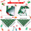 Christmas pet triangle towel with snowman pattern 2